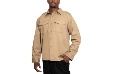 Image of Rothco Vintage Fatigue Shirt - Mens, Khaki, 2XL, 2557-Khaki-2XL