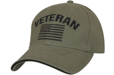 Image of Rothco Vintage Veteran Low Pro Cap, Olive Drab, 3599