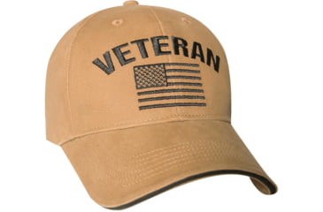 Image of Rothco Vintage Veteran Low Profile Cap - Mens, Coyote Brown, 35990-CoyoteBrown