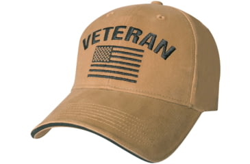 Image of Rothco Vintage Veteran Low Profile Cap - Mens, Coyote Brown, 35990-CoyoteBrown