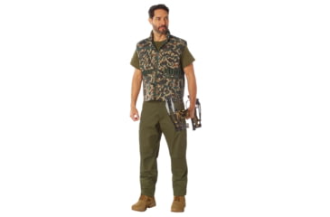 Image of Rothco X Bear Archery Fred Camo Ranger Vest, Camo, Small, 613902036154