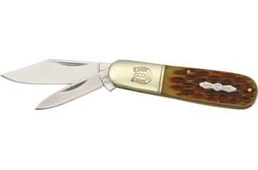 Image of Rough Rider Barlow  Fold Knife, Amber jigged bone handle RR201