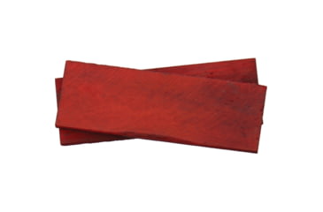 Image of Rough Rider Handle Scales Smooth Bone, 3in X 1in, Red Smooth Bone Construction, RED SMOOTH BONE 3in X 1"