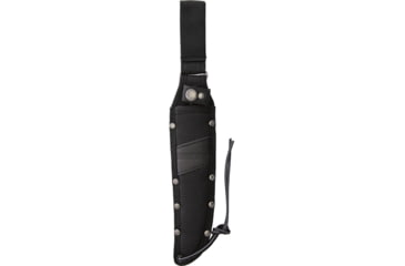 Image of Rough Rider Fillet Fixed Blade Knife, 11.75in Overall, 7in Satin Partially Serrated SS Fillet Blade, Neon Green G10 Handle, Nickel Silver Bolster, Black Nylon Belt Sheath, BZ010951
