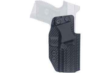 Image of Rounded by Concealment Express IWB KYDEX Holster FN 509 CC Edge, Right Hand, Carbon Fiber Black, FNS-FN509-CF-RH-VAR-RMR