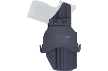 Image of Rounded by Concealment Express OWB Paddle Holster FN 509 CC Edge, Left Hand, Black, FNS-FN509-BK-LH-OWDL-RMR