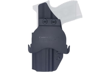 Image of Rounded by Concealment Express OWB Paddle Holster FN 509 CC Edge, Right Hand, Black, FNS-FN509-BK-RH-OWDL-RMR