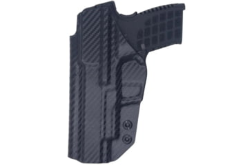 Image of Rounded IWB Kydex Holster for Kel-Tec P15, Right Hand, Carbon Fiber Black, KTC-P15-CF-RH-VAR