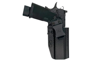Image of Rounded Springfield 1911 Ds Prodigy 4.25In Iwb Holster Optic Ready, SFA-PRDGY425-BK-LH-VAR-RMR