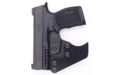 Image of Rounded Springfield Hellcat /Hellcat OSP, AMBI Pocket KYDEX Holster, Carbon Fiber, SFA-HELLCAT-CF-TGPCKT