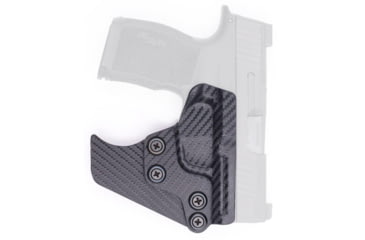 Image of Rounded Springfield Hellcat /Hellcat OSP, AMBI Pocket KYDEX Holster, Carbon Fiber, SFA-HELLCAT-CF-TGPCKT