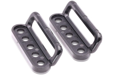 Image of Rounded Tactical 1.75Inch Belt Loops for OWB Holster - Pair, Black, CEX-175OWBBLTLPS