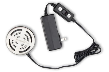 Image of Roving Blue Ozo-Pod 10 AC/DC, Silver, 3.25 x 3.25 x 1.25 in, Ozo-Pod 10ACDC