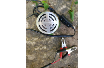 Image of Roving Blue Ozo-Pod 10 AC/DC, Silver, 3.25 x 3.25 x 1.25 in, Ozo-Pod 10ACDC