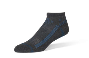 Image of Royal Robbins Bug Barrier Quarter Sock, Asphalt, XL, Y719010-568-XL