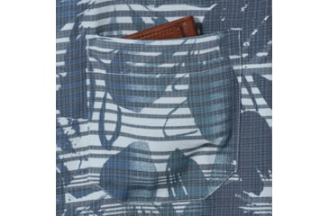 Image of Royal Robbins Comino Leaf S/S Shirt - Mens, Summer Sky, L, Y721013-Summer Sky-L
