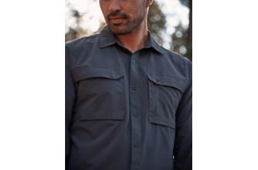 Image of Royal Robbins Expedition Pro L/S Shirt - Mens, Navy, 2XL, Y422039-728-XXL