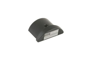 Image of Bastion Glock 43 Flag Grip Plug, Black, BASGL-043GP-BW-USAFLG