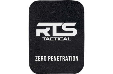 Image of RTS Tactical Ceramic NIJ 0101.06 Level IV Rifle Protection Side Plate Insert, Black, 6 x 8, RTS-48120