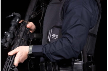 Image of RTS Tactical Heros Level IIIA NIJ 06 Concealable Vest, Black, Small, RTS-5200-10-11