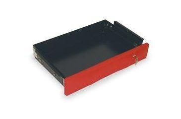 Image of Rubbermaid Center Drawer Kit for Heavy-Duty Utility Carts, Rubbermaid 4593-00-RED