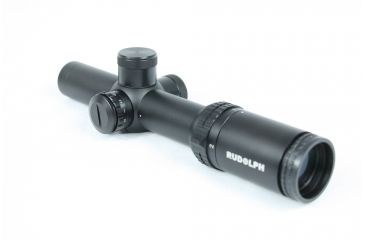 Image of Rudolph Optics Tactical Series - T1 1-4x24 30mm Rifle Scope T8 Reticle, Black, T1-010424-T8-IR