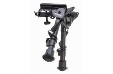 Image of Rudolph Optics 6in.-9in. Black Aluminum Swivel Pivot Bipod, Black 6009880275144