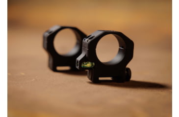 Image of Ruffs Precision Manufacturing Precision Co-Linear Bubble Level 30mm Riflescope Ring, Low - .885, Set of 2, Black, CLR-30885