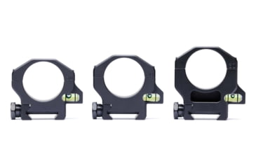 Image of Ruffs Precision Manufacturing Precision Co-Linear Bubble Level 30mm Riflescope Ring, High - 1.25, Set of 2, Black, CLR-30125