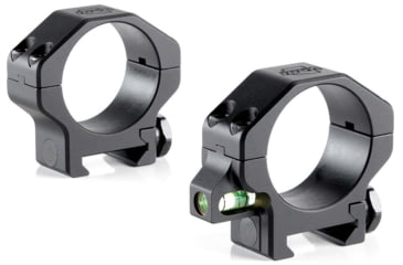 Image of Ruffs Precision Manufacturing Precision Co-Linear Bubble Level 34mm Riflescope Ring, Low - .885, Set of 2, Black, CLR-34885