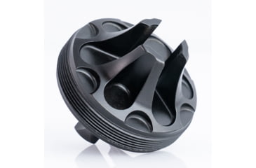 Image of Rugged Suppressors Flash Hider Rifle Front Cap, 7.62mm, .5in Extended Past, Black Steel, FC006