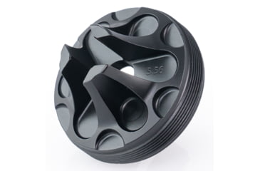 Image of Rugged Suppressors Flash Hider Rifle Front Cap, 5.56mm, .5in Extended Past, Black Steel, FC007