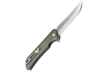 Image of RUIKE Hussar P121 Linerlock Green Folding Knife,3.75in,Standard Edge,Satin,Green,G10 Handle, P121-G