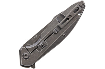 Image of RUIKE P128 Beta Plus Folding Knife, 4in Black Stonewash 14C28N Sandvik SS Drop Point, Black Stonewash 3Cr13 SS Handle, Pocket Clip, Beta Plus Locking Mechanism, P128-SB