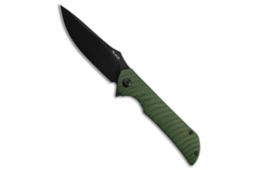 Image of Ruike Ruike P123 Liner Lock Knife Green Sculpted Micarta 3.75" Black, Green, 14C28N, adult, BHQ-208360
