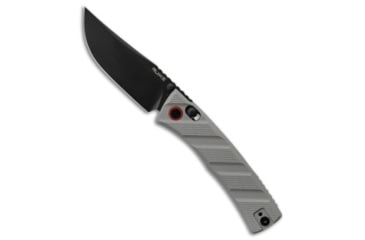 Image of Ruike RUIKE P856 Crossbar Lock Gray G-10 3.25" Black 14C28N, Gray, 14C28N, adult, BHQ-218766