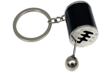 Image of RW Minis 6 Speed Gear Shifter Replica Keychain, Black, 05.0002.01
