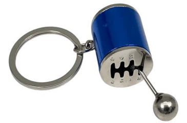 Image of RW Minis 6 Speed Gear Shifter Replica Keychain, Blue, 05.0004.01