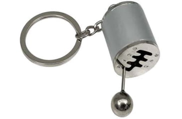 Image of RW Minis 6 Speed Gear Shifter Replica Keychain, Silver, 05.0003.01