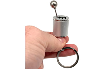 Image of RW Minis 6 Speed Gear Shifter Replica Keychain, Silver, 05.0003.01