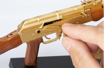 Image of RW Minis AK-47, Replica 1/3 scale, non-firing model, Gold, RWGLDAK47