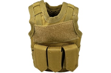 Image of RW Minis Tactical Vest Drink Cooler Scale Replica, Tan, 04.0002.00