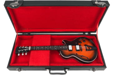 Image of RW Minis Six String Semi Hollow Guitar Scale Replica, Brown, 02.0002.00