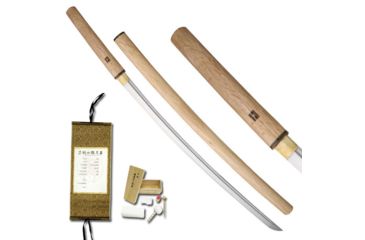 Image of Ryumon Fixed Blade, 41.25in, High Carbon Steel Blade, Natural Wood Handle RY-3042N
