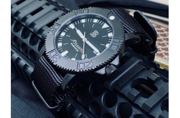 Image of S&amp;B Watches Atlantis Rogue Pro Watch, Black Case W/ Black Dial, 44mm, ATRP101