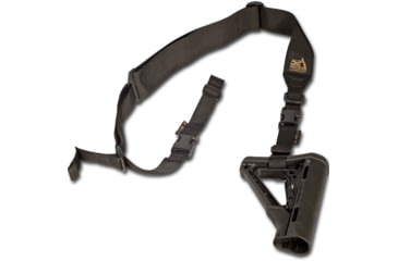 Image of S2Delta Pig Tail Rifle Sling, Fast Adjustment, Black, MRS2P-USA-BLK-PT