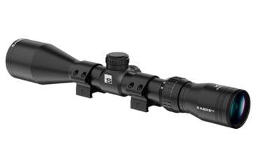 Image of Sabre 3-9x40, 1 in Tube Rifle Scope, Second Focal Plane, HMD Half Mil Dot Reticle, Matte Black, sam3940
