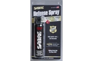Image of Sabre 4.36 oz Flip-Top Magnum 120 Defense Spray Advanced 3-in-1 Formula, Black M-120FT