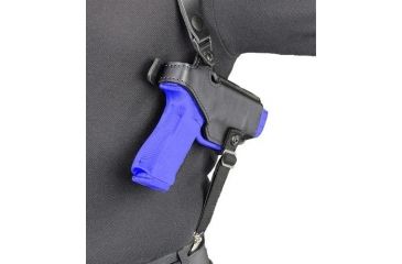 Image of Safariland 1060 Shoulder Holster System - Plain Black, Right Hand 1060-383-1-21