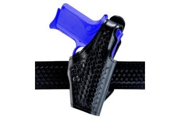 Image of Safariland 2 ''Hi-Ride'', Level I Retention Holster - Plain Black, Right Hand 2-210-61-2R
